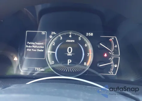 2025 Lexus Es 350 из США, поврежденный, VIN 58ADZ1B11SU213798